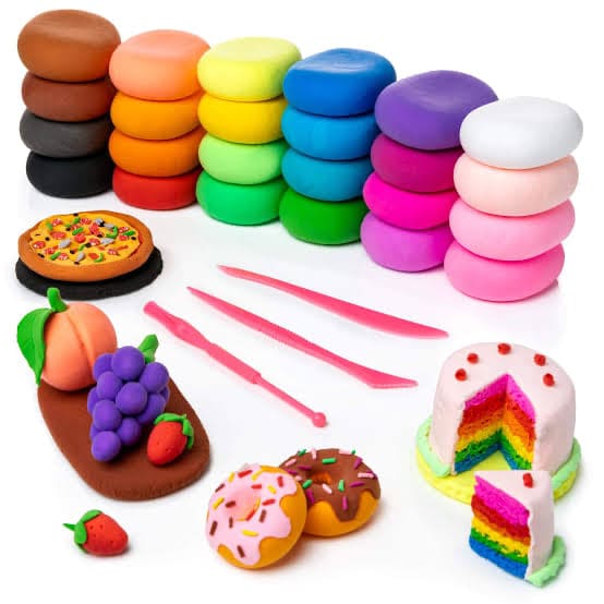 12 Color Modelling Clay With Tools, Magic Clay Artist Studio Toy, Firstly Traders Air Dry Clay Non-Toxic Modeling Clay & Dough, Soft Stretchable Clay, Art Crafts Gift for Kids 12 Color Modelling Clay With Tools, Magic Clay Artist Studio Toy, Firstly Traders Air Dry Clay Non-Toxic Modeling Clay & Dough, Soft Stretchable Clay, Art Crafts Gift for Kids